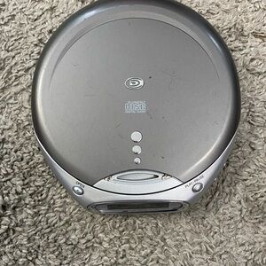 Abrand Portable CD Player - Gray and Silver (not tested)